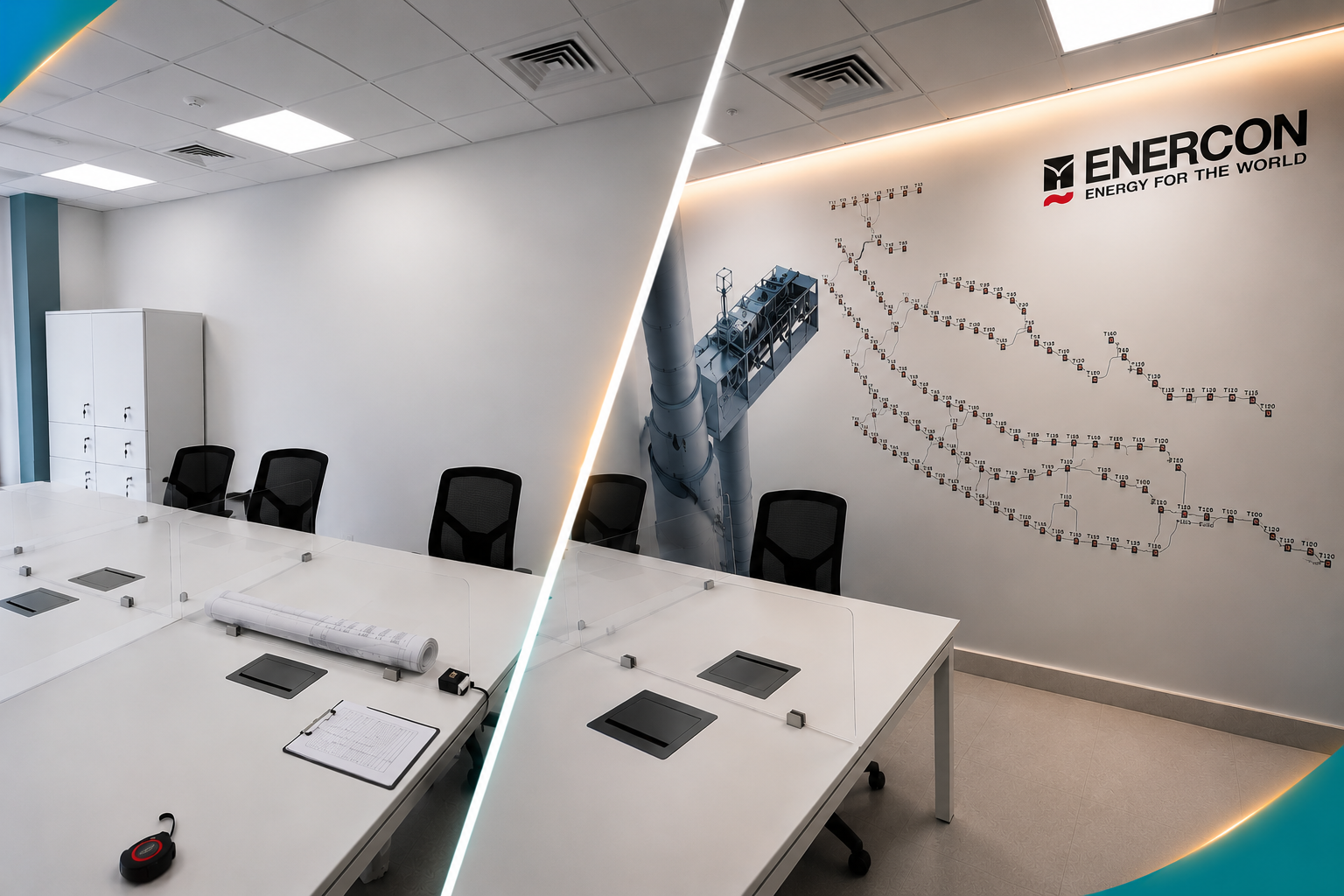 Transformación visual de oficina profesional